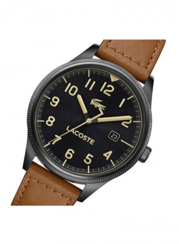 Men's Lacoste Continental Leather Analog Wrist Watch 2011021