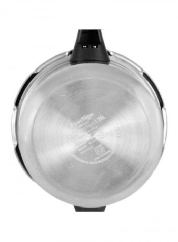 Aluminium Pressure Cooker Silver/Black 16L
