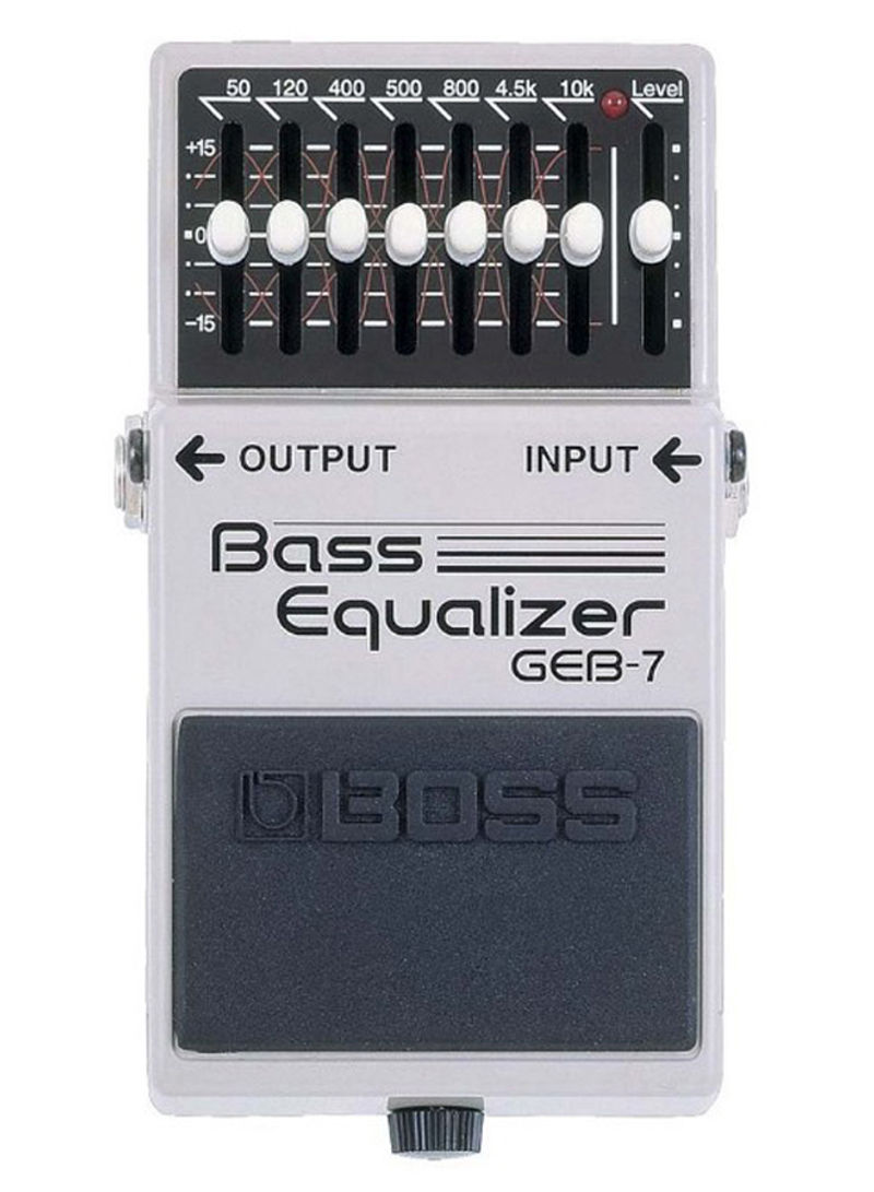 Bass Equalizer Pedal GEB-7 Silver/Black