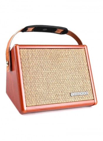 Portable Acoustic Guitar Amplifier I-5513 Beige/Brown