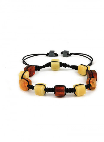 Amber Macrame Bracelet