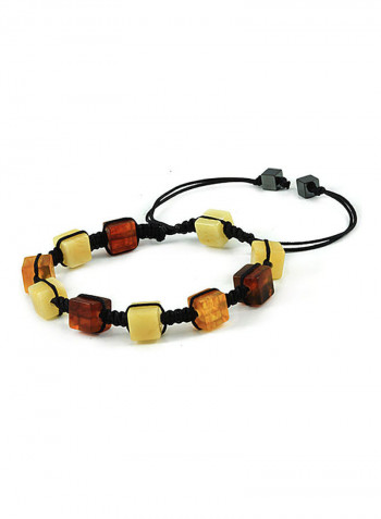 Amber Macrame Bracelet