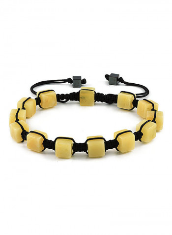 Amber Macrame Bracelet