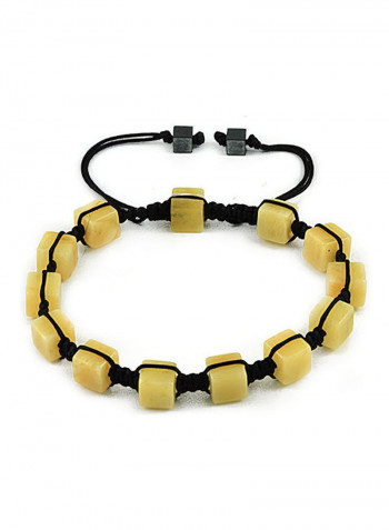 Amber Macrame Bracelet
