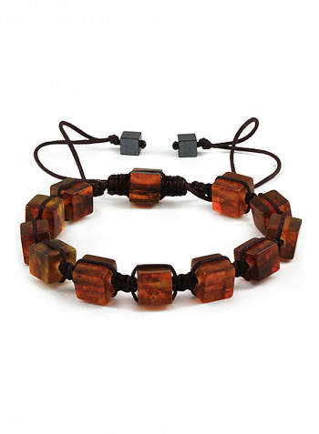 Amber Macrame Bracelet