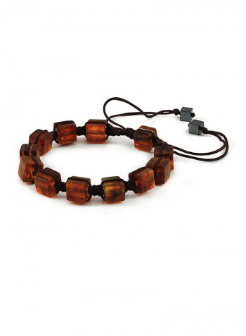 Amber Macrame Bracelet