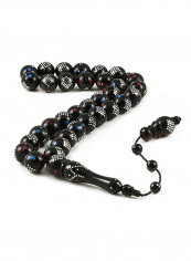 Jet Stone Prayer Beads