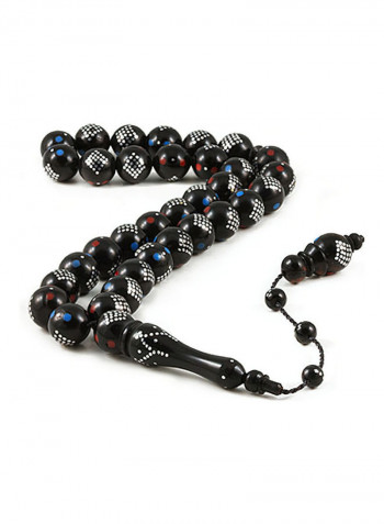Jet Stone Prayer Beads