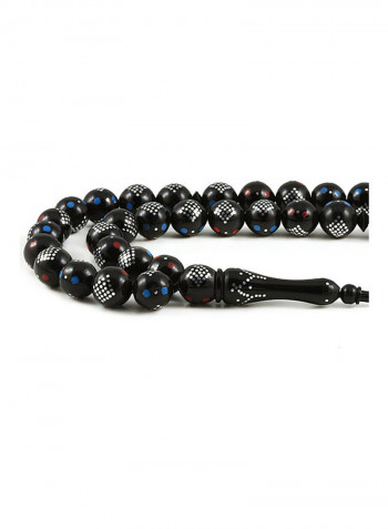 Jet Stone Prayer Beads