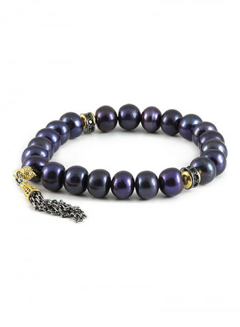 Pearl Bracelet with Sterling Silver components