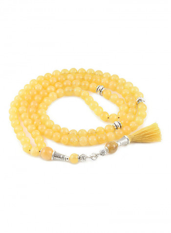 Yellow Agate Mala