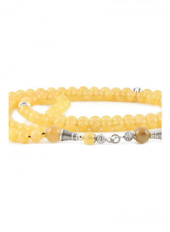 Yellow Agate Mala