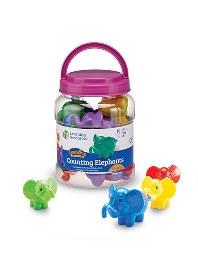 10-Piece Counting Elephants