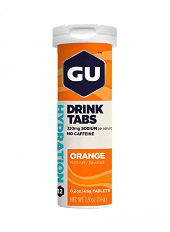 Pack Of 8 Drink Tabs Dietary Supplement - Orange