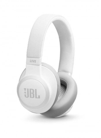 Live 650BT Wireless Over the Ear Headphones with Mic White