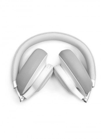 Live 650BT Wireless Over the Ear Headphones with Mic White