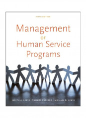 Management Of Human Service Programs Paperback English by Judith A. Lewis