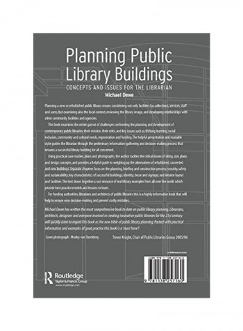 Planning Public Library Buildings: Concepts And Issues For The Librarian Paperback الإنجليزية by Michael Dewe - 01 Mar 2017