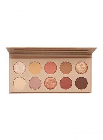 10-Shades Eyeshadow Palette Beige/Gold/Brown