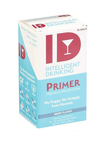 Pack Of 10 Intelligent Drinking Primer - Berry Flavoured