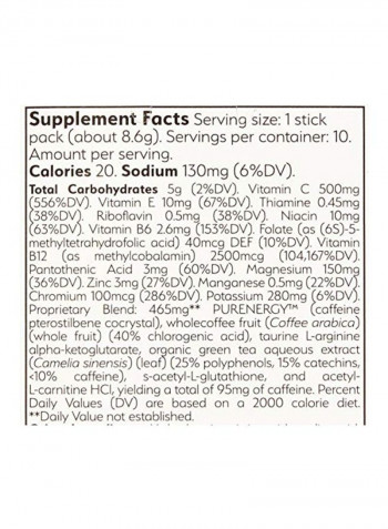Pack Of 10 Intelligent Drinking Primer - Berry Flavoured