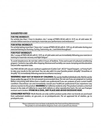BCAA Dietary Supplement Powder