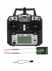 Remote Controller Transmitter With Receiver FS-TM10/FS-iA10B 17.5x3.6x19centimeter