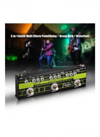 3-in-1 Guitar Multi Effects Pedal