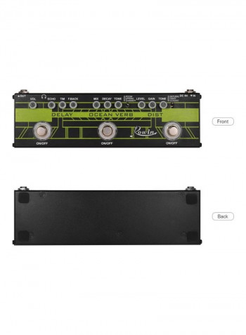 3-in-1 Guitar Multi Effects Pedal