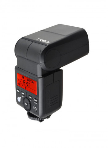 TT350S Mini Portable Speedlite 2.4G Wireless Master Slave Light Black