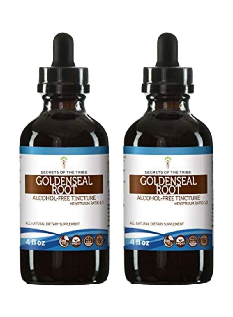 Pack Of 2 Goldenseal Root Tincture Dietary Supplement