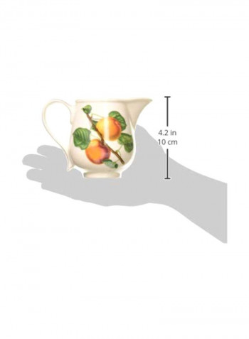 Pomona Creamer Jug White/Green/Yellow