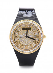 Women's 22K Gold Plated With Crystal Analog Watch P-21734