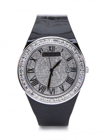 Women's 22K Gold Plated With Crystal Analog Watch P-21734