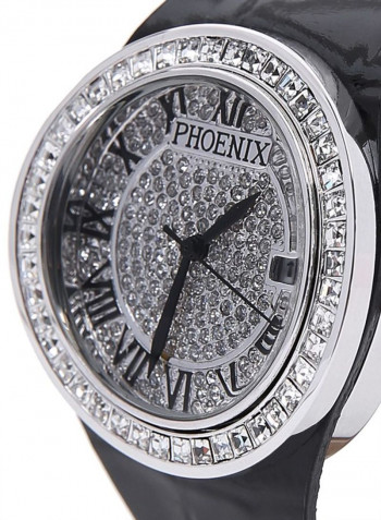 Women's 22K Gold Plated With Crystal Analog Watch P-21734