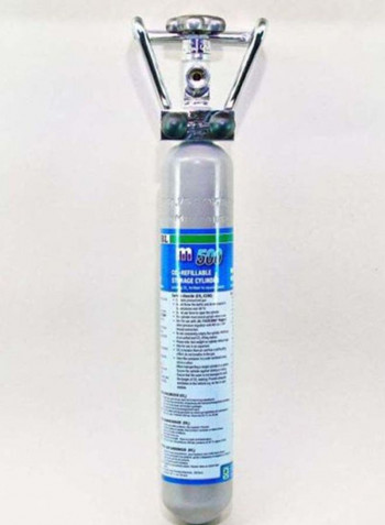 ProFlora Refillable Storage Cylinder Grey/Silver 500g