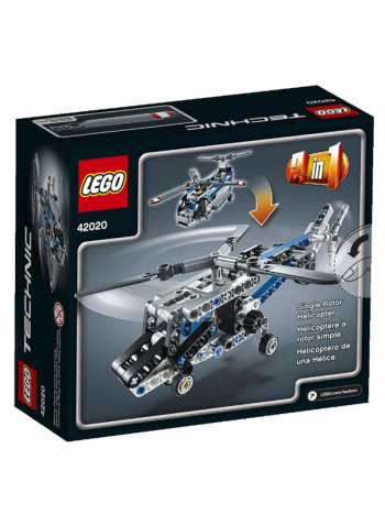 Technic Twin-Rotor Helicopter Building Toy 42020