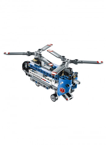 Technic Twin-Rotor Helicopter Building Toy 42020