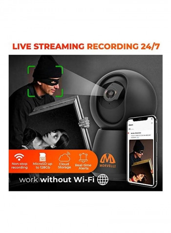 FHD 1080P WiFi Indoor Home Security Camera