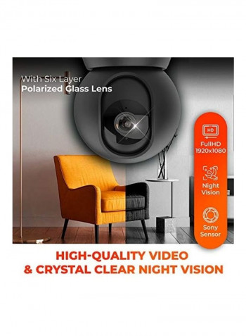 FHD 1080P WiFi Indoor Home Security Camera
