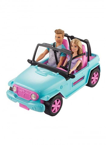 Doll Playset with Off-Road Vehicle 8 x 14inch