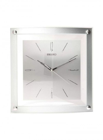 Square Wall Clock White