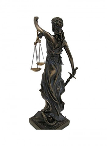 Decorative Justice Collectible Figurine Gold 5x14x4.2inch