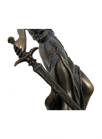 Decorative Justice Collectible Figurine Gold 5x14x4.2inch
