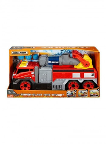 Matchbox Super Blast Fire Truck Vehicle 6x23inch