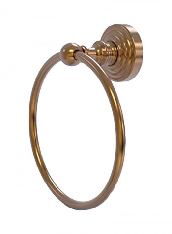 Brass Towel Ring Gold 6inch