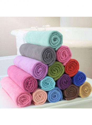 6-Piece Multipurpose Bath Towel Multicolour 27 x 55inch