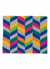 Polyester Throw Blanket Polyester Chevron 6 40x30inch