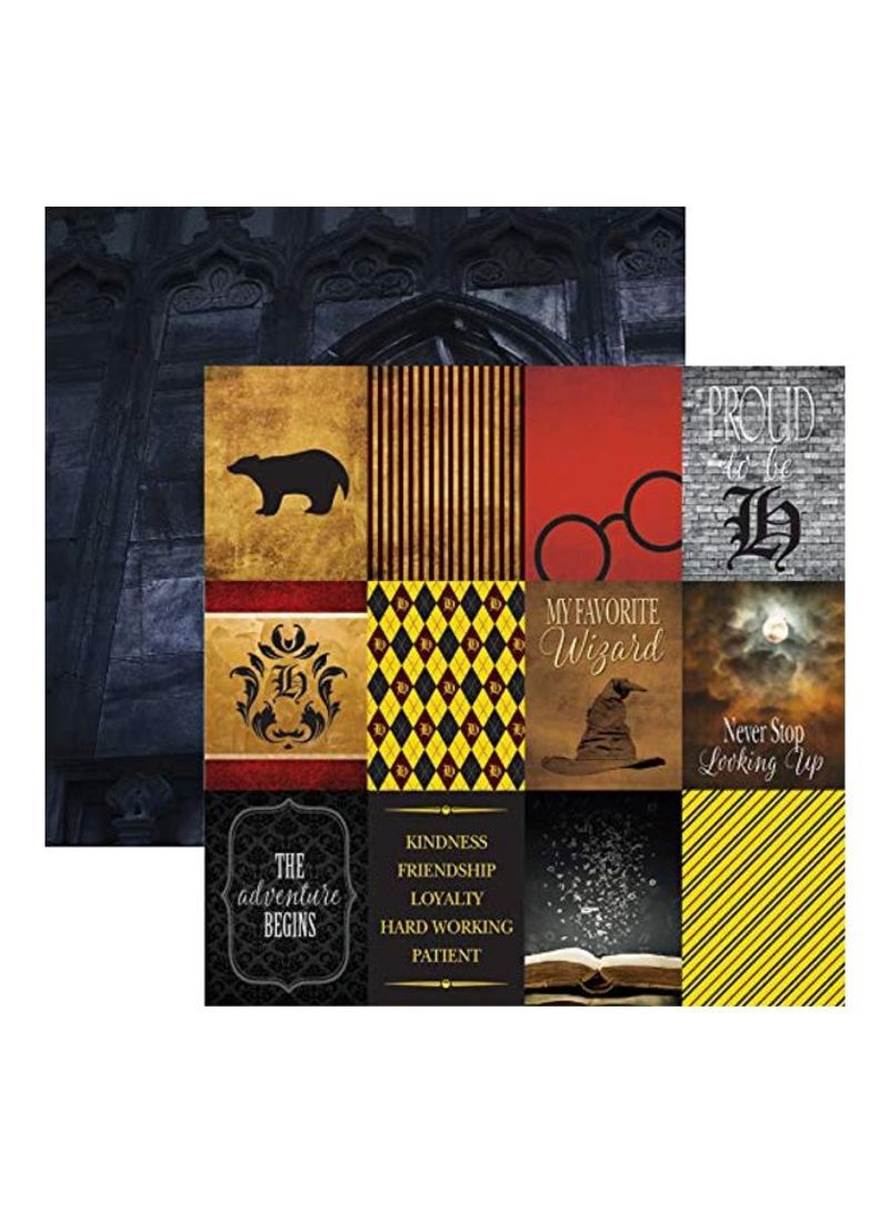 Harry Potter Scrapbooks Cards Red/Black/Yellow