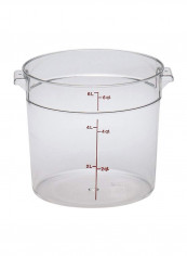 Round Food Storage Container Clear/Red 9.9x7.3x7.9inch reviews Round Food Storage Container Clear/Red 9.9x7.3x7.9inch